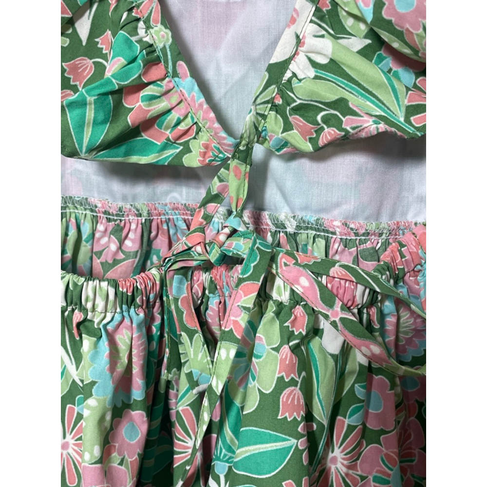 Girls Eleanor rose floral cottagecore Dress Size 6-7 - Picture 3 of 7